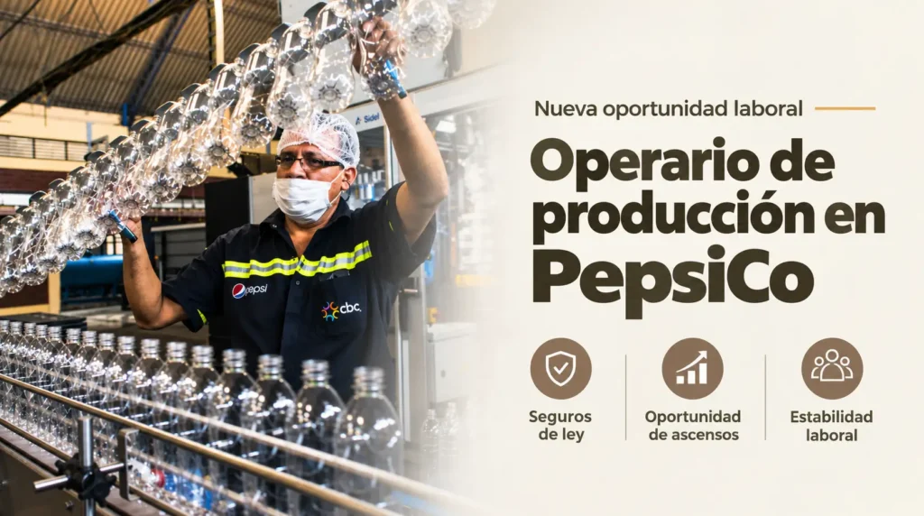 Operario de producción en PepsiCo