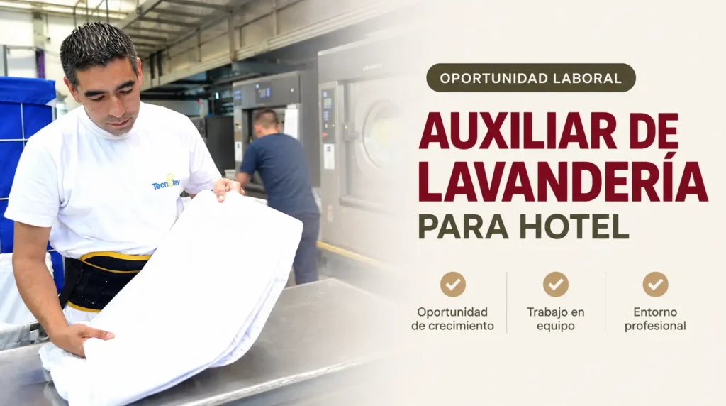 Auxiliar de lavandería para hotel
