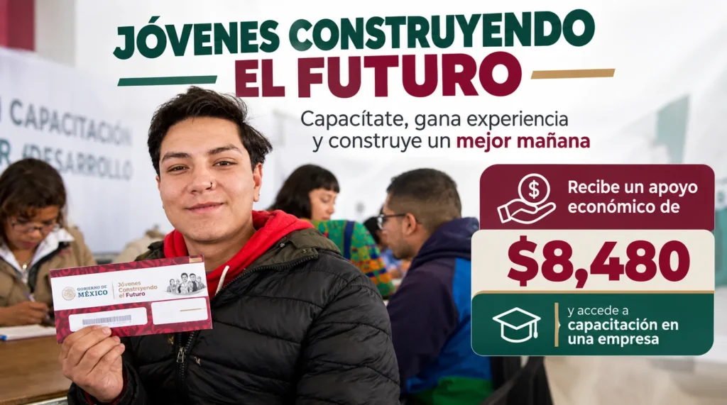 Jóvenes Construyendo el Futuro | Apoyo económico y capacitación