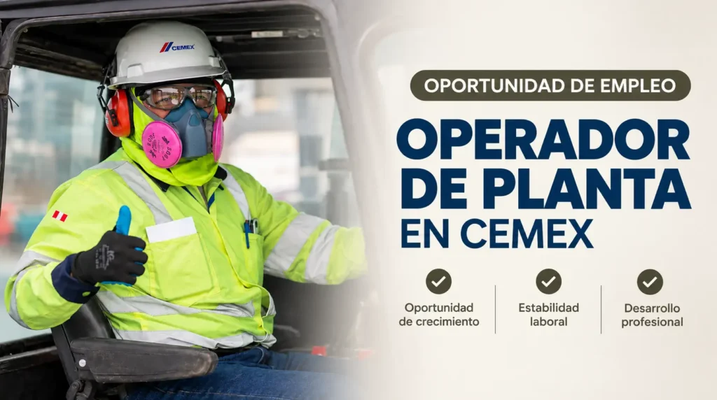 Operador de planta en CEMEX